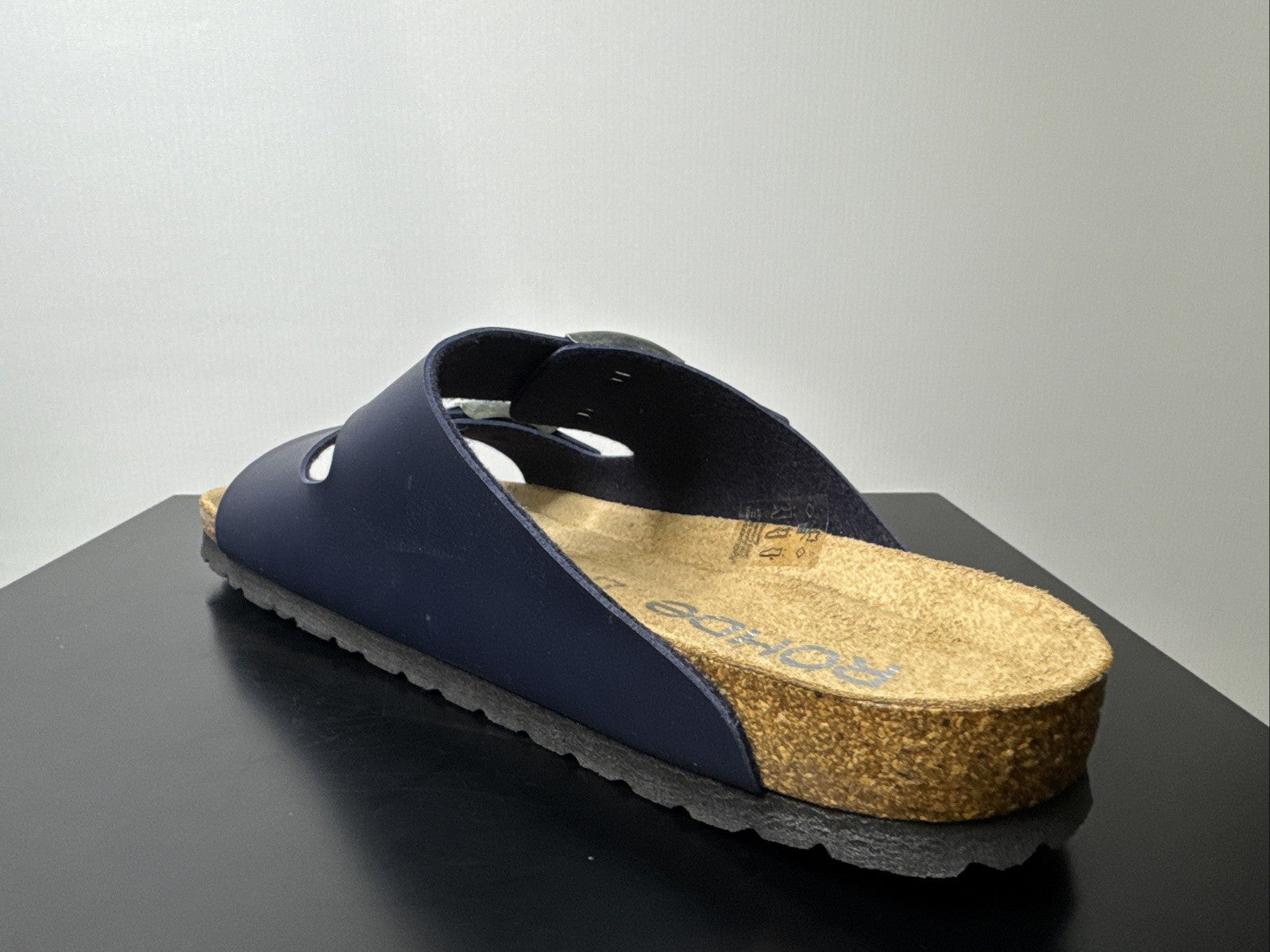 Rohde Herren Pantoletten Gr. 42 Leder Clogs Ocean 5920