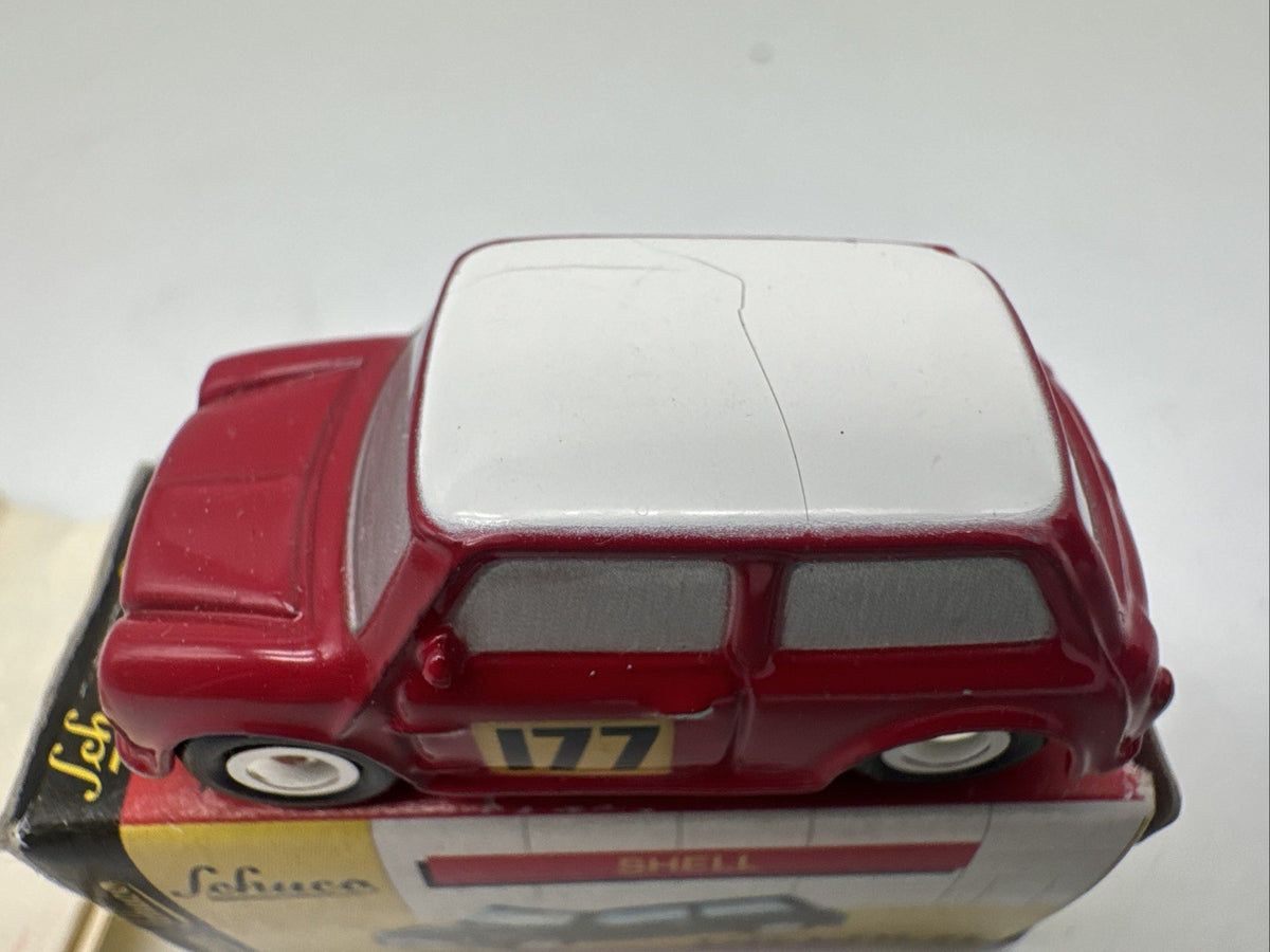 Schuco Piccolo Austin Mini Cooper rot weiß 1:90 in OVP #2