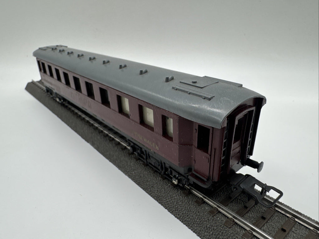 Spur H0 DDR PIKO ALT D-Zug Wagen Mitropa Speisewagen Rot Personenwagen #65