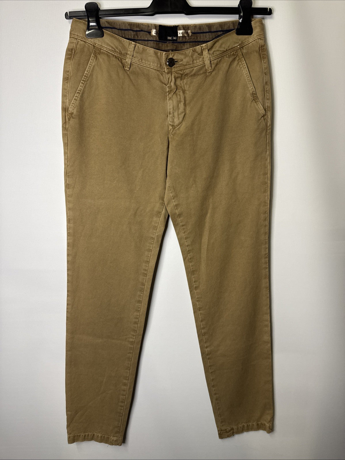 Take Two Damen Jeans Gr. 27 Braun Antifit