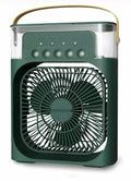 3-in-1 Portable Air Cooler Fan USB Mini Air Conditioner Humidifier LED Light