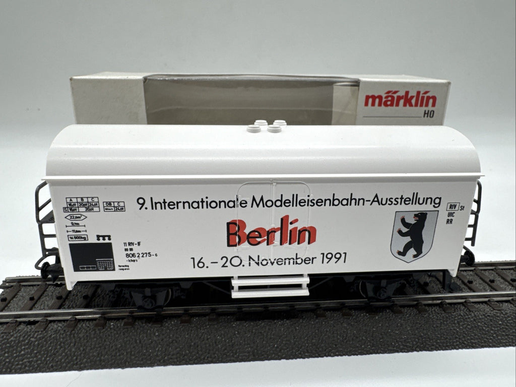 MÄRKLIN H0 Kühlwagen Modellbahnausstellung Berlin 1991  4830 #32