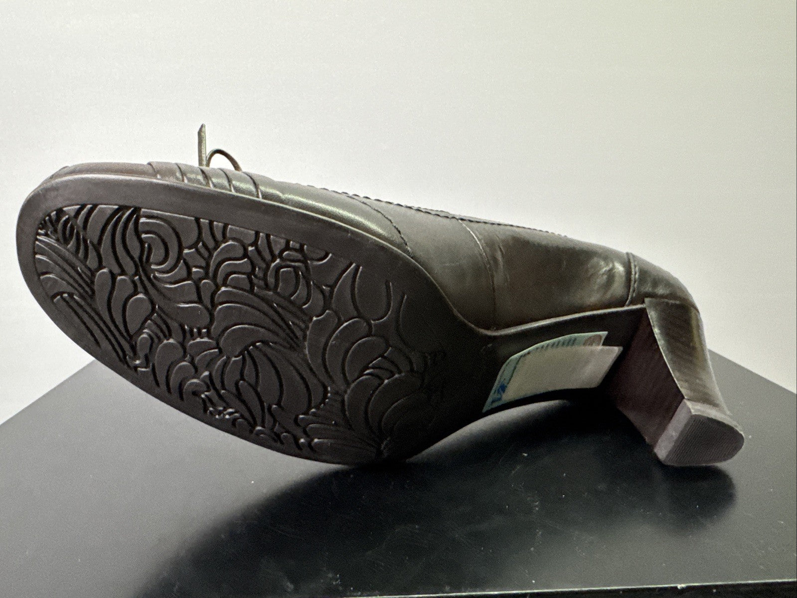 Jana Pumps  Gr. 6,5 Leder Braun Damen Absatzschuh