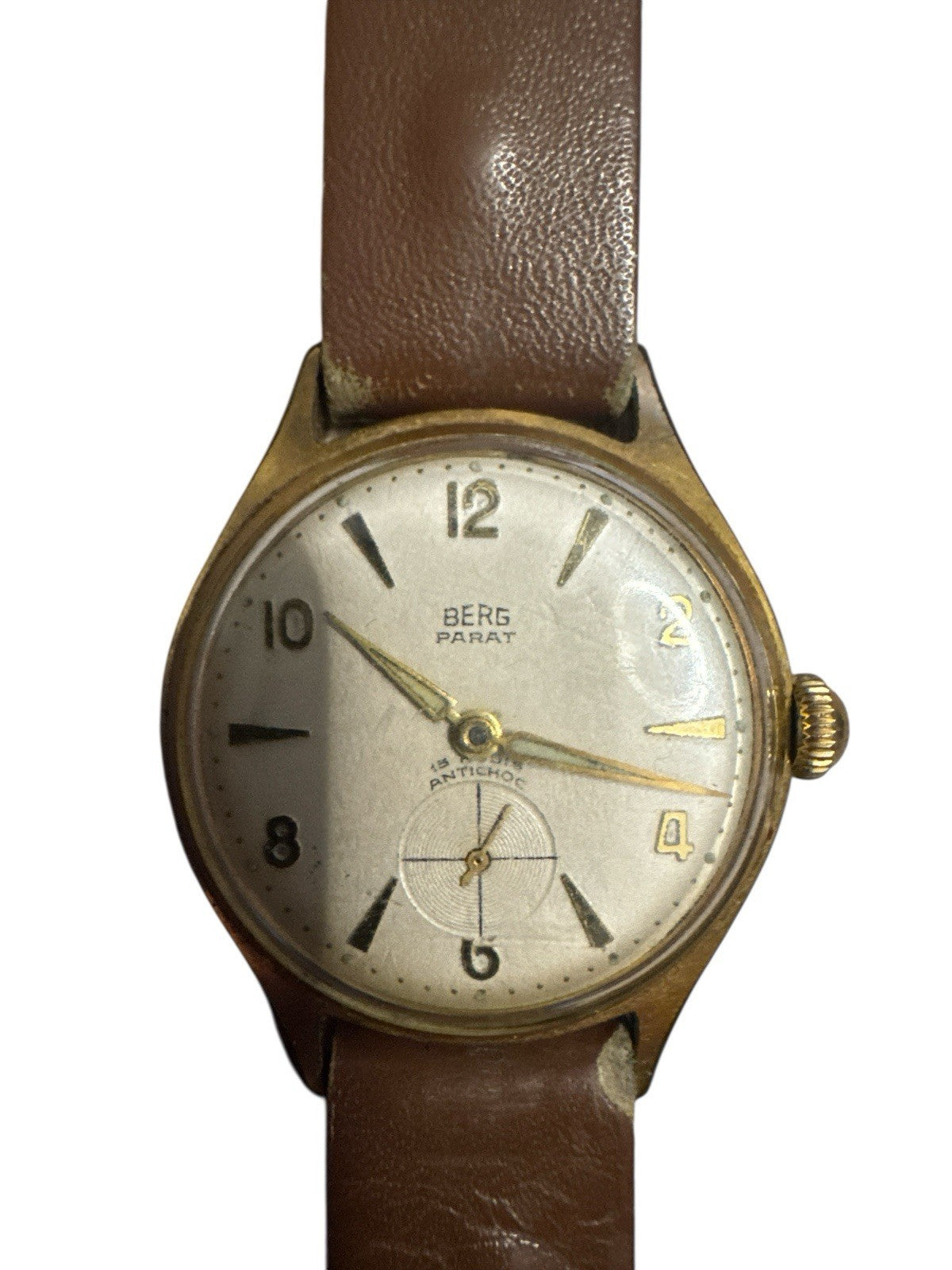 Berg Parat Herren Uhr Vergoldet Vintage 