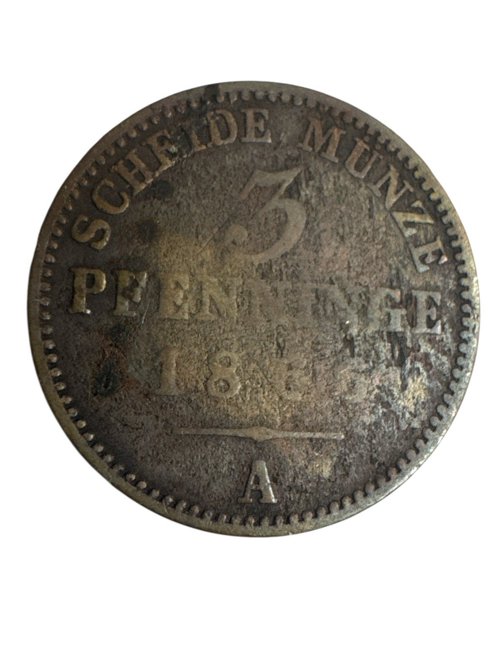 Preussen: Nach Schön Nr. 86  3 Pfenning st von 1866 