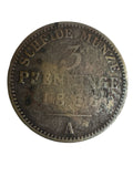 Preussen: Nach Schön Nr. 86  3 Pfenning st von 1866 