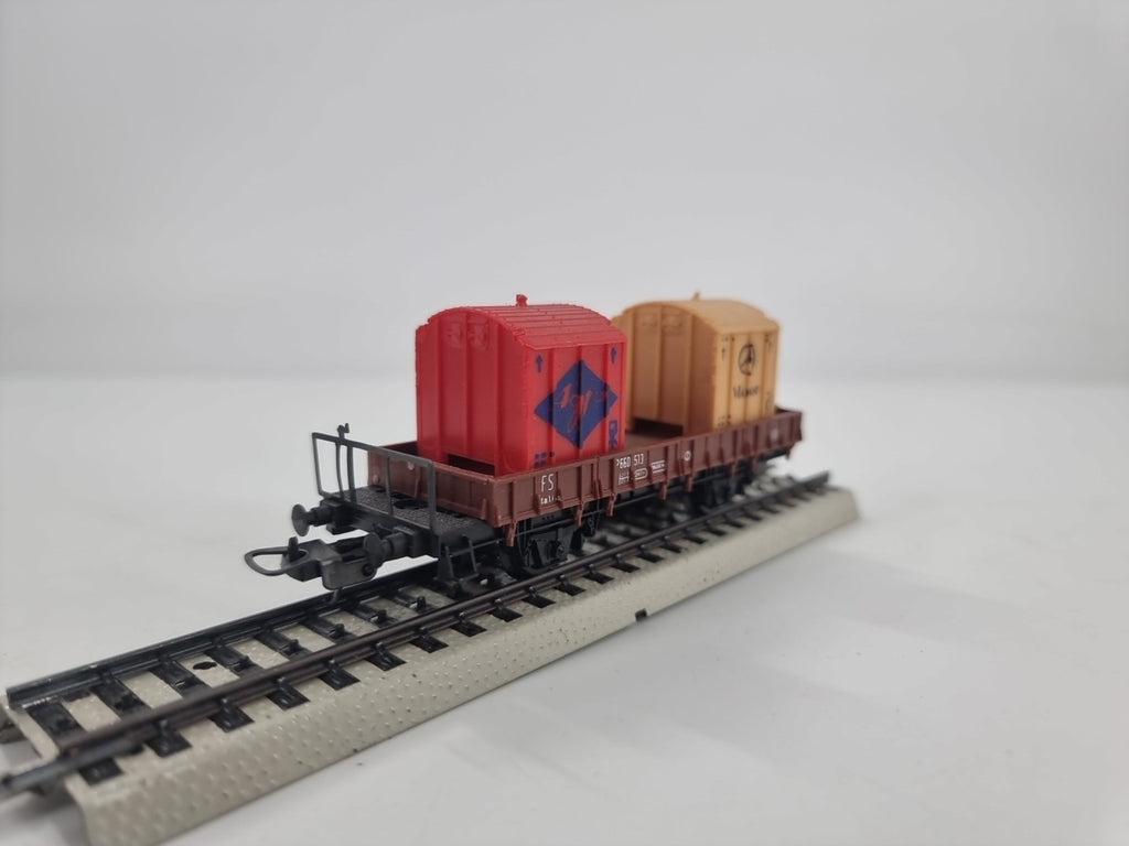 Lima H0 Niederbordwagen "FS Italia" mit Ladung 660 513 