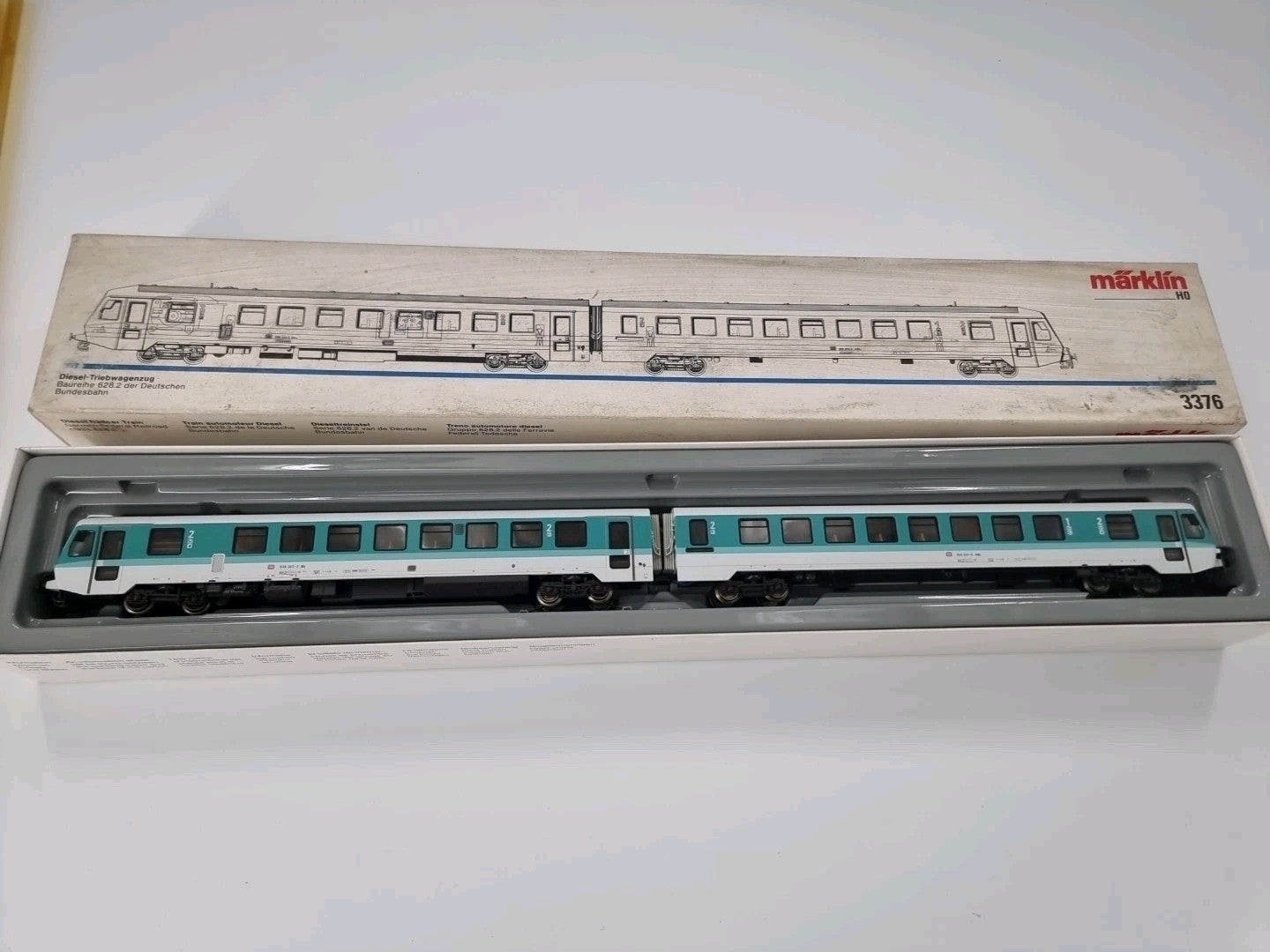 Märklin 3376 DB Triebwagen 628.2, analog In OVP