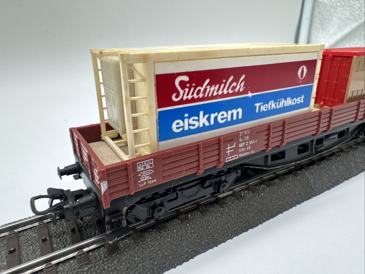 Märklin - Güterwagen Niederbordwagen - 4473 - H0 - 697 2 344-1 - DB Beladen #508