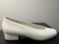 Högl Damen Pumps Gr. 4 Weiß Leder
