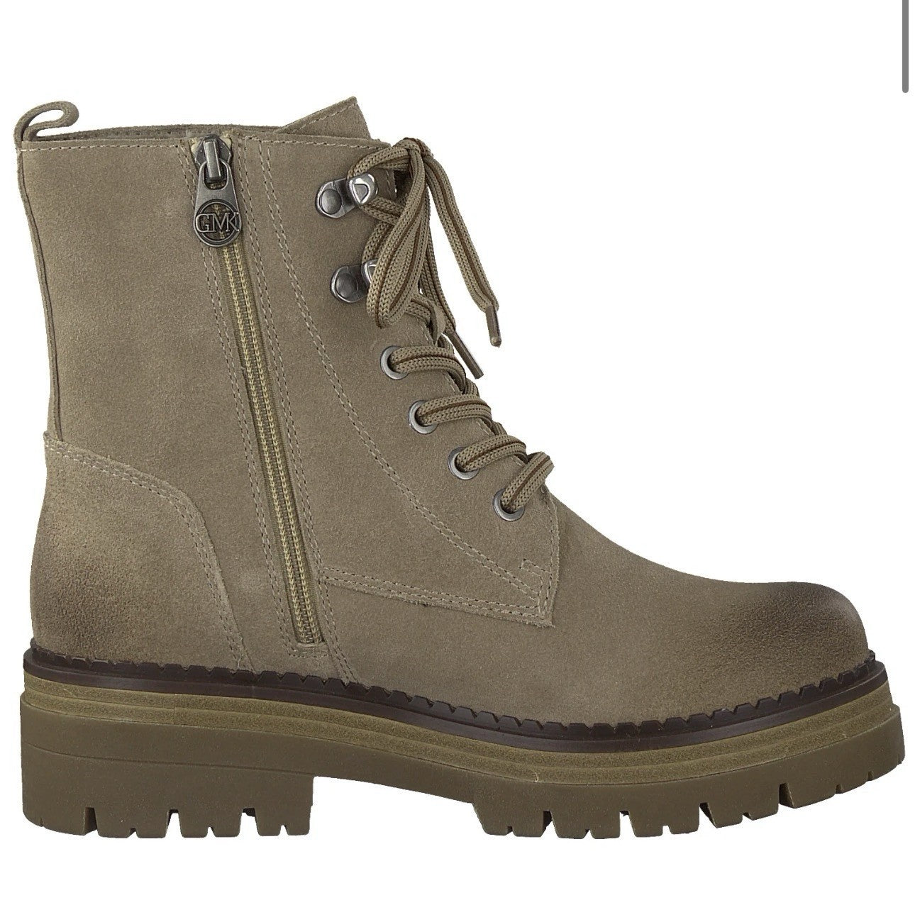 Marco Tozzi Stiefelette Gr. 40 Stiefel Sand/Beige Wildleder 