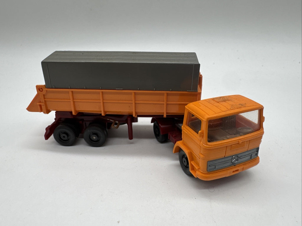 Wiking 67s - MB LPS 1317 Hinterkippersattelzug - orange #595