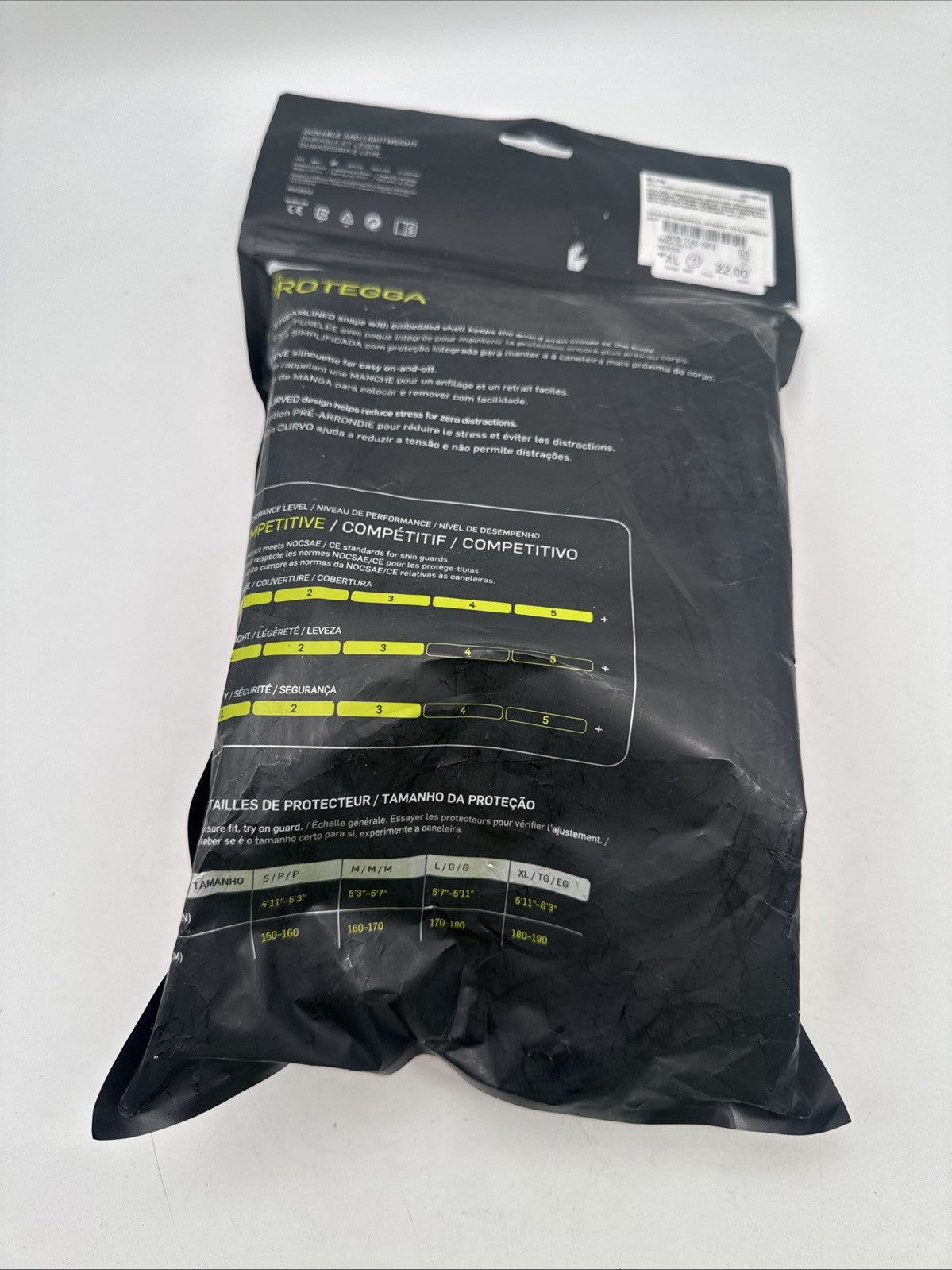 Nike Schienbeinschone Gr. XL Fußball Protegga