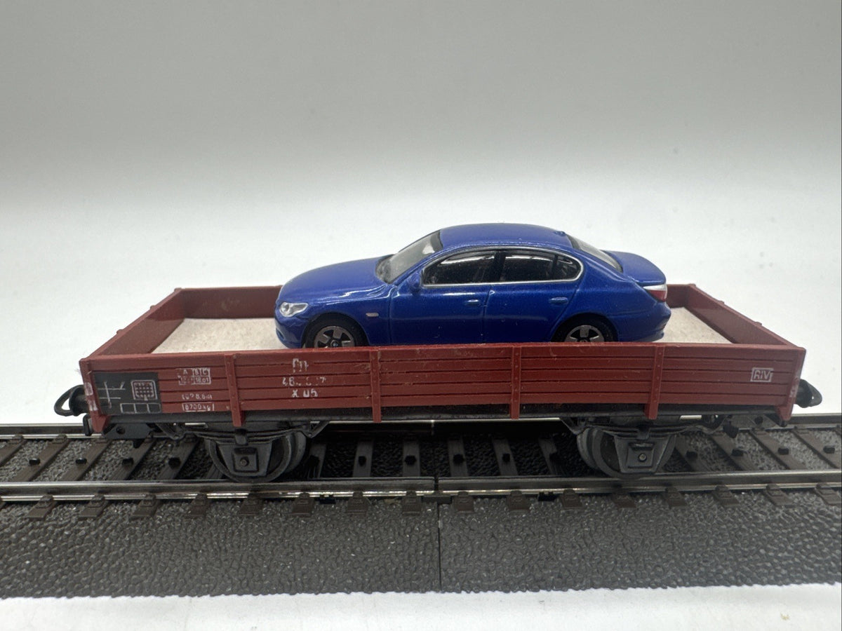Märklin 4503 H0 Niederbordwagen 464 637 Mit Ladung DB #450