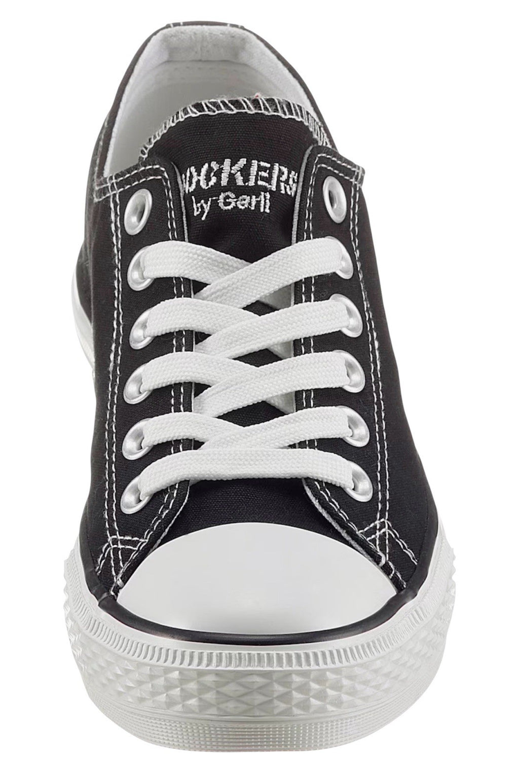 Dockers Damen Canvas Gr. 38 Sneaker Halbschuh Schwarz 36UR201-710100
