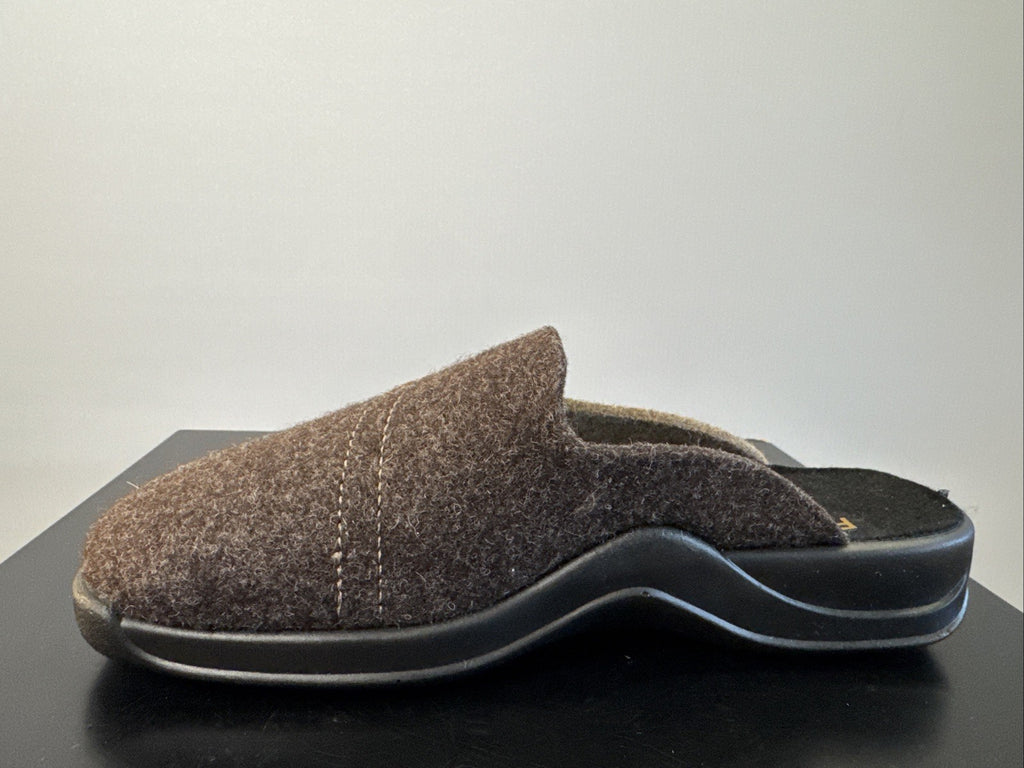 Rohde Herren Filz Pantolette Gr. 43 Mocca Pantoffel Weite G 2731