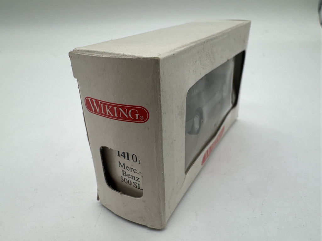 WIKING 141 01 Mercedes Benz 500 SL schwarz Grau 1:87 Modellauto HO H0 Eisenbahn
