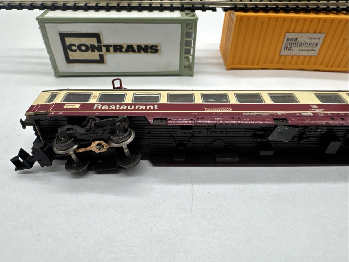 Fleischmann Piccolo 8162 Restaurantwaggon Speisewagen Spur N #315