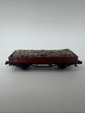 Fleischmann N 2457, Niederbordwagen, 2-achsig, NO BOX, #BE1258