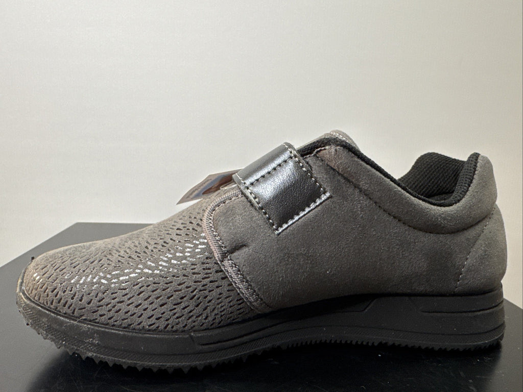 Fischer Markenschuh Gr. 37 Damen Halbschuh Grau Leder