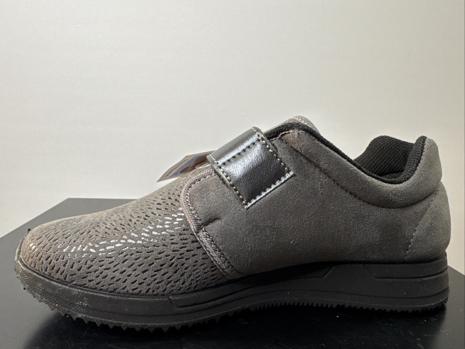 Fischer Markenschuh Gr. 37 Damen Halbschuh Grau Leder