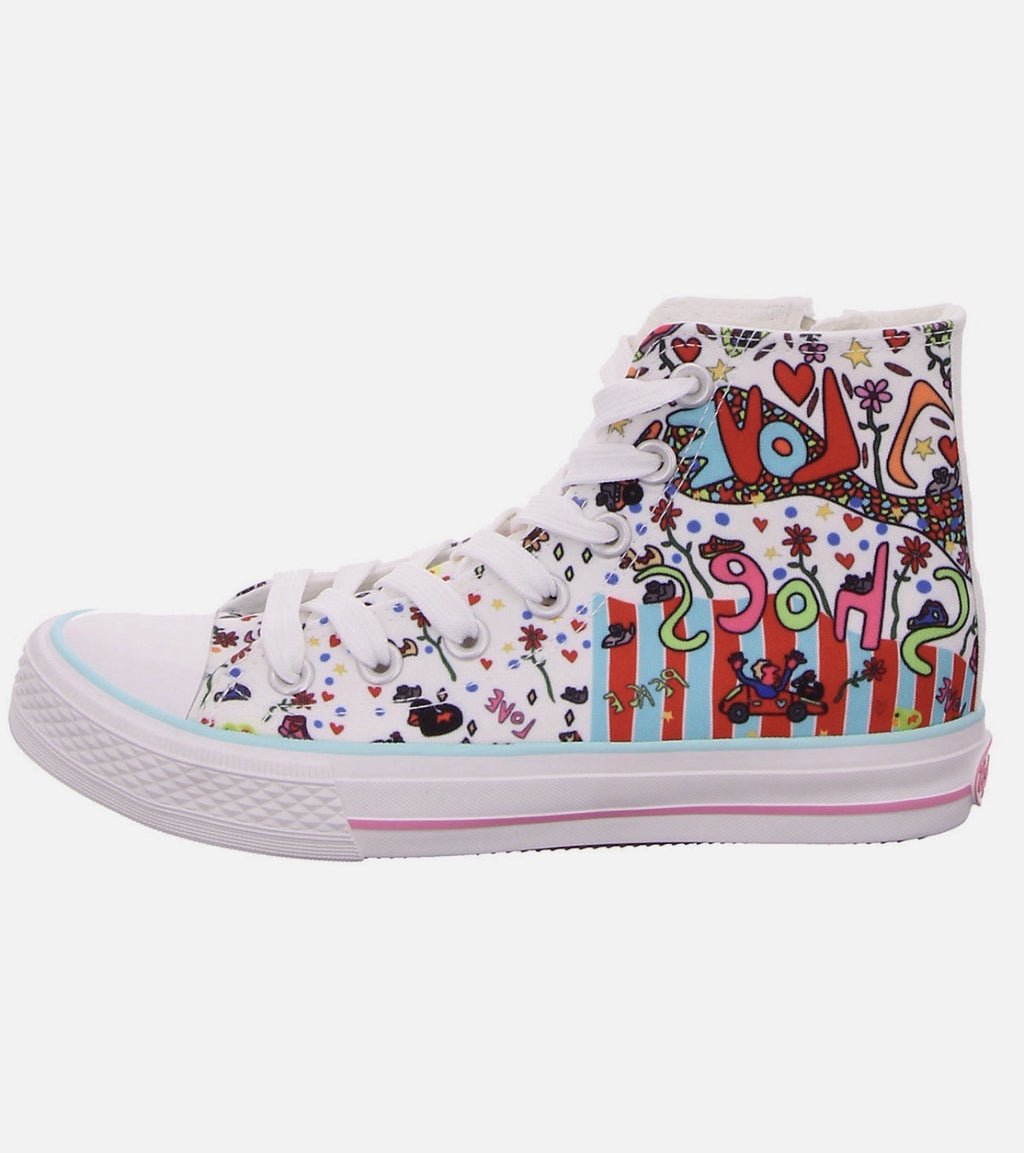 DOCKERS by Gerli Canvas Gr. 37 Damen Sneaker High Top Schuhe X-Art Limitiert