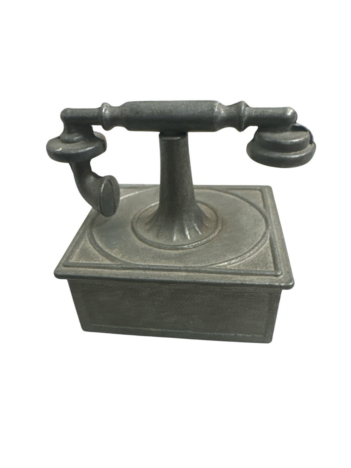 Vintage Zinn Miniatur Telefon 