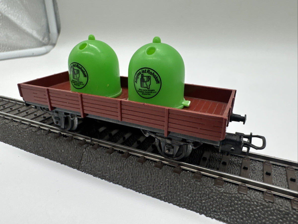 Märklin 4503 H0 Niederbordwagen 464 637 , DB Beladen #520
