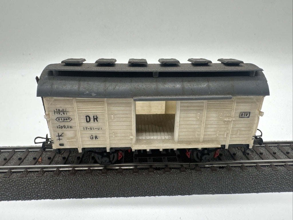 Dietzel Güterwagen Gk 17-01-01 - DR - weiß - 1:87 - H0 HO #85