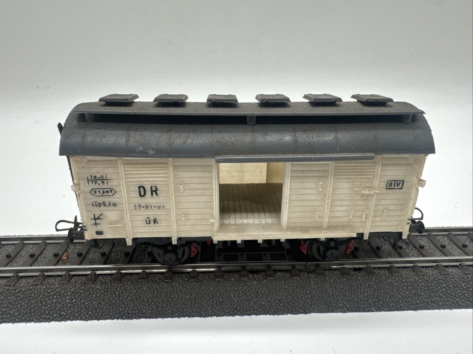 Dietzel Güterwagen Gk 17-01-01 - DR - weiß - 1:87 - H0 HO #85