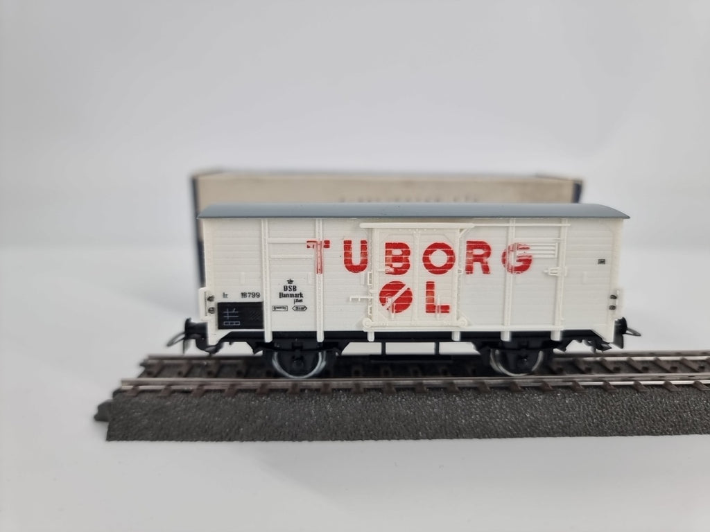 Piko Gedeckter Güterwagen Tuborg OL - DSB Danmark - H0-neuwertig In OVP-