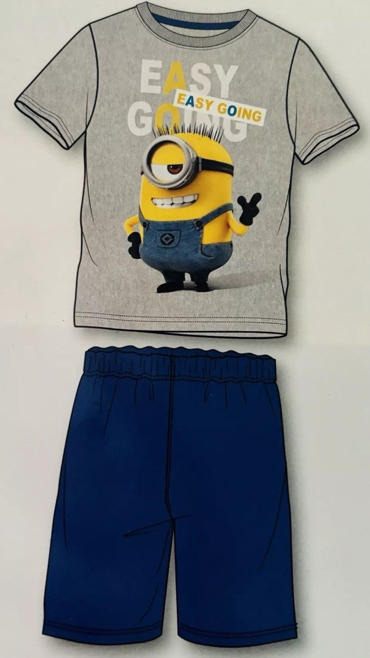 T-Shirt Kurze Hose Set Minions 134/140