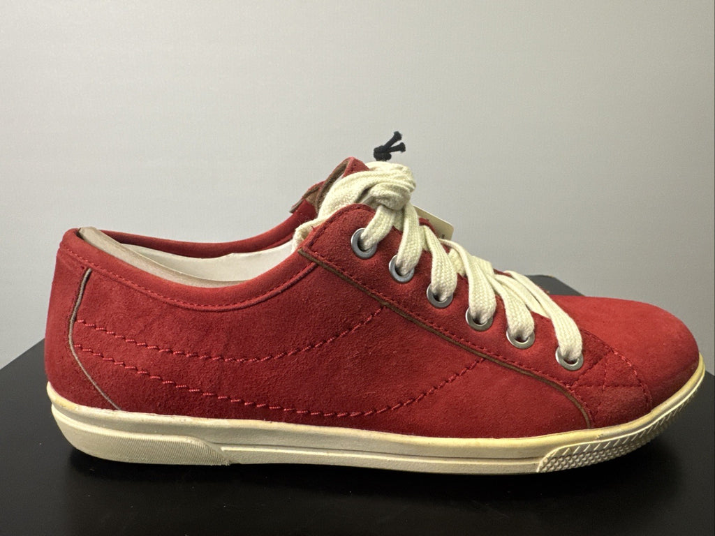 Jana Sneaker Gr. 37 Leder Rot Damen