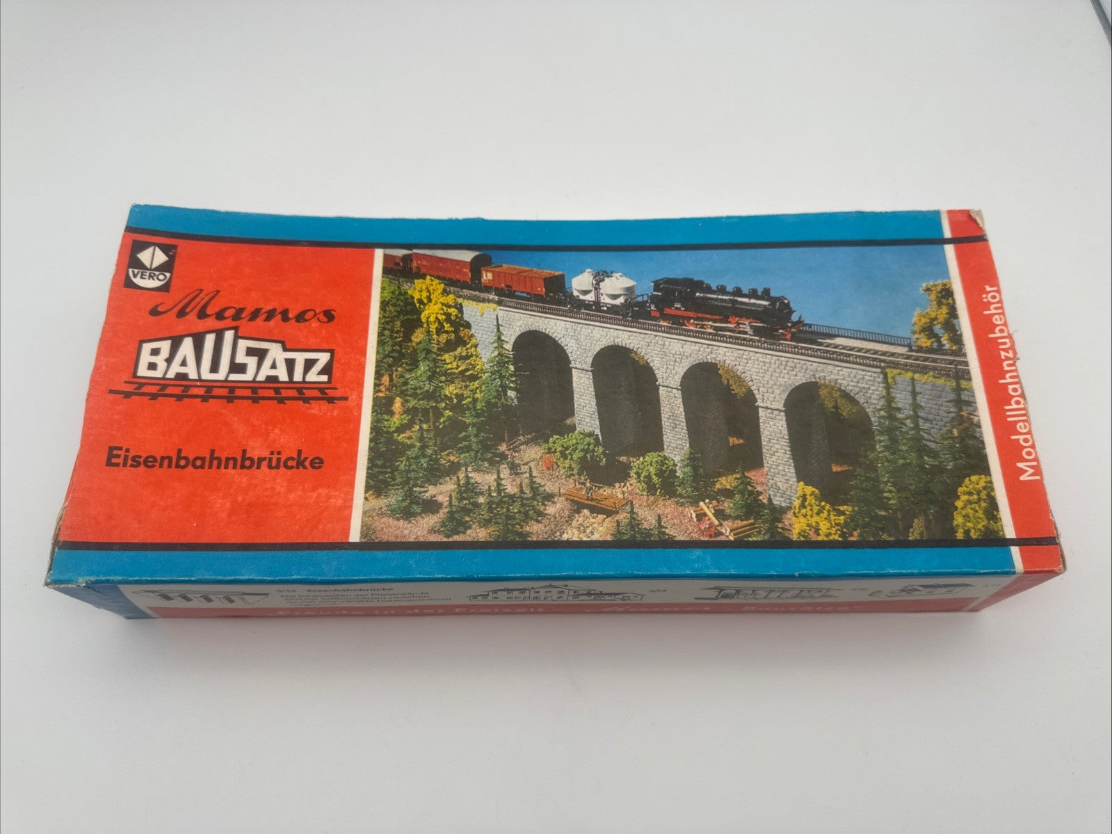 Mamos (DDR) Bausatz Eisenbahnbrücke OVP 1/87