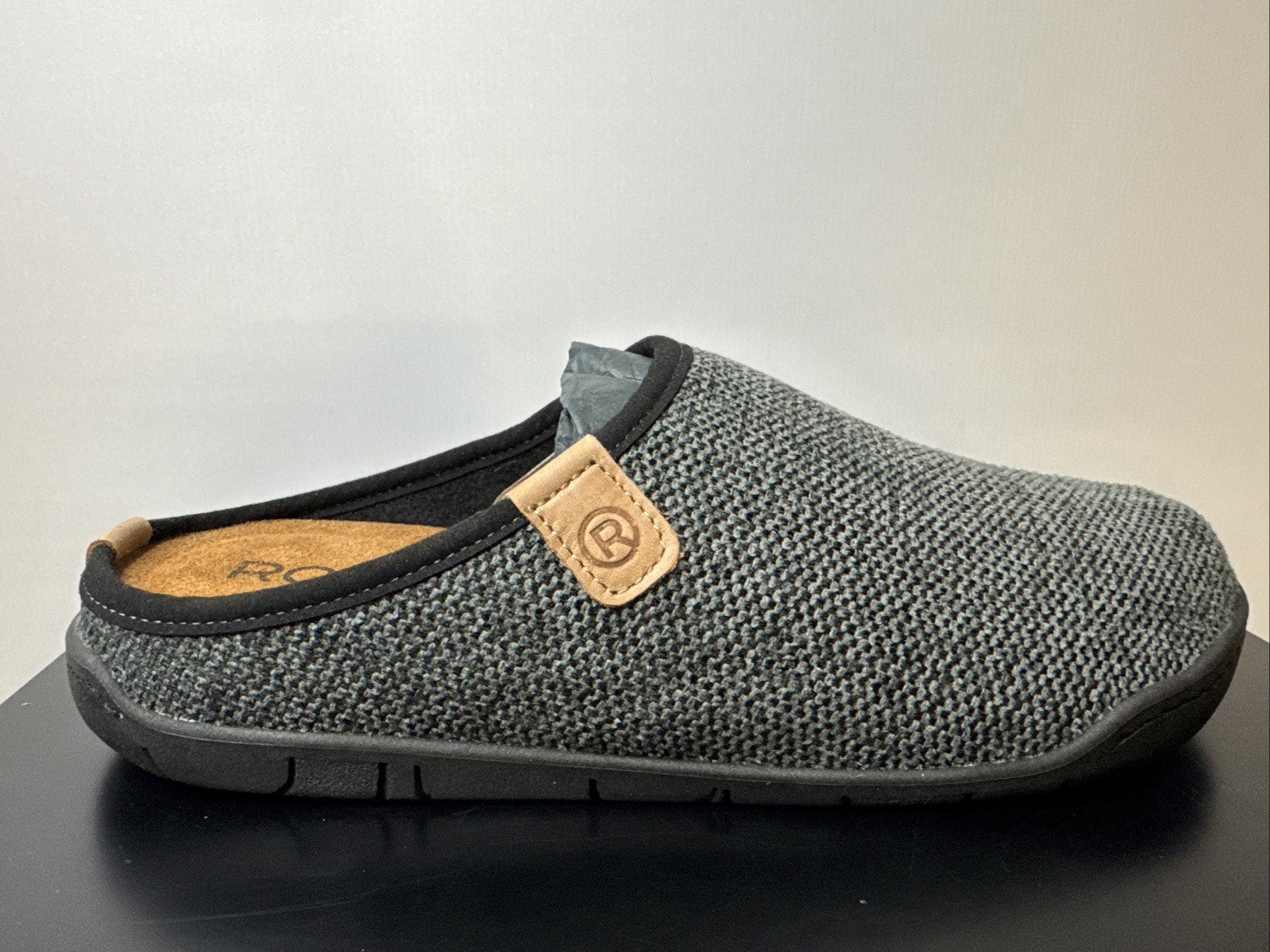 Rohde Herren Filz Pantolette Gr. 39 Fog Pantoffel 6652