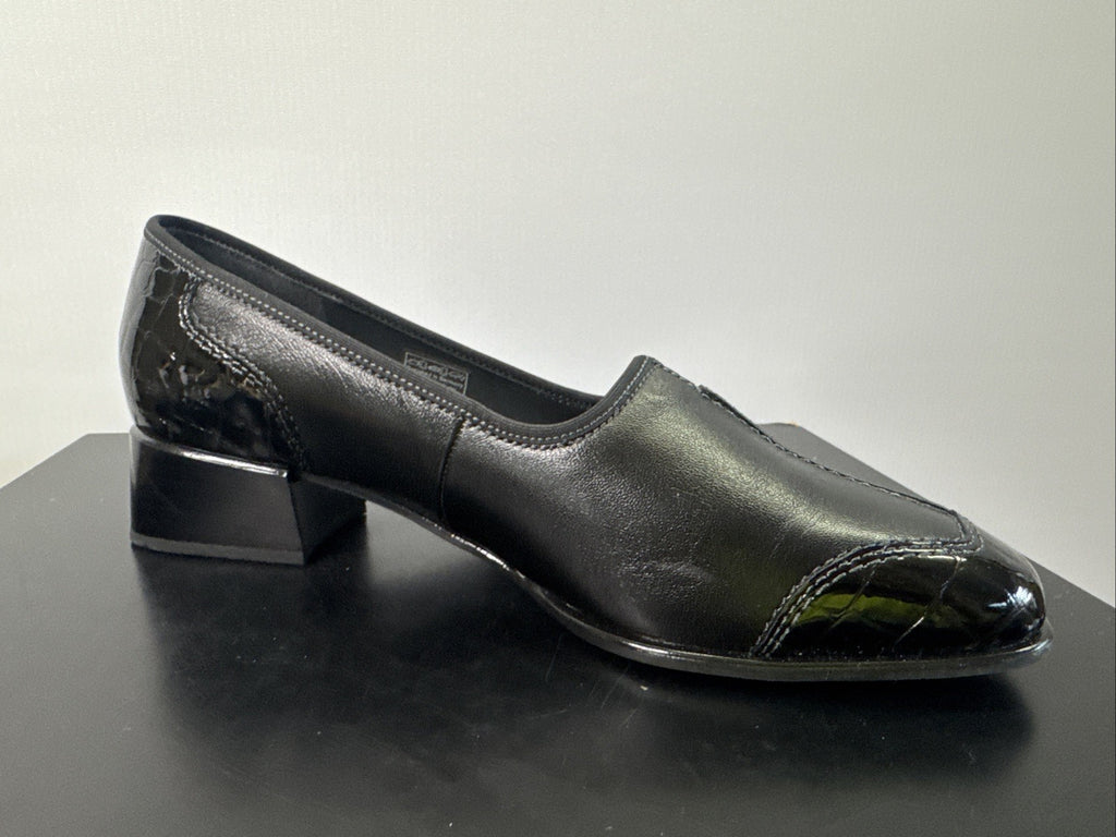 Ara Pumps Gr. 5,5 Schwarz  Leder Absatzschuh