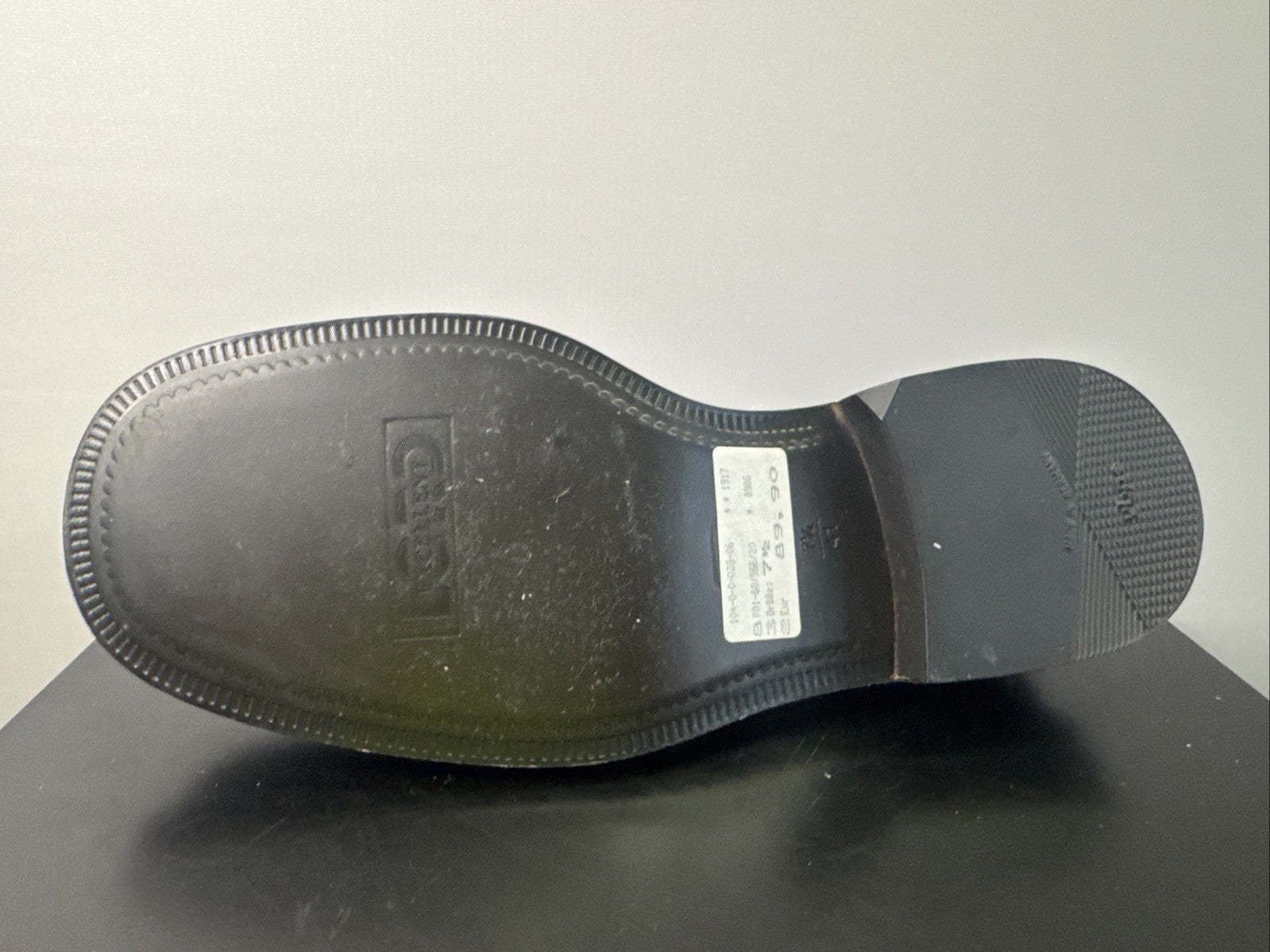 Lord Exzellent Herrenschuh Gr. 7.5 41 Leder Schwarz