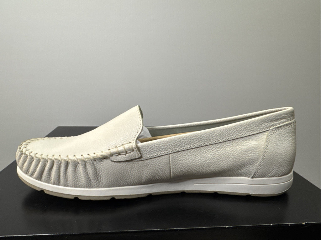 Marco Tozzi Halbschuh Damen Slipper feste Schuhe Gr. EU 40 Leder Weiß