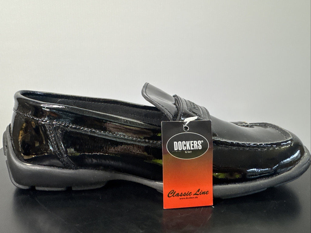 Dockers Halbschuh Gr. 37 Damen Leder Schwarz 