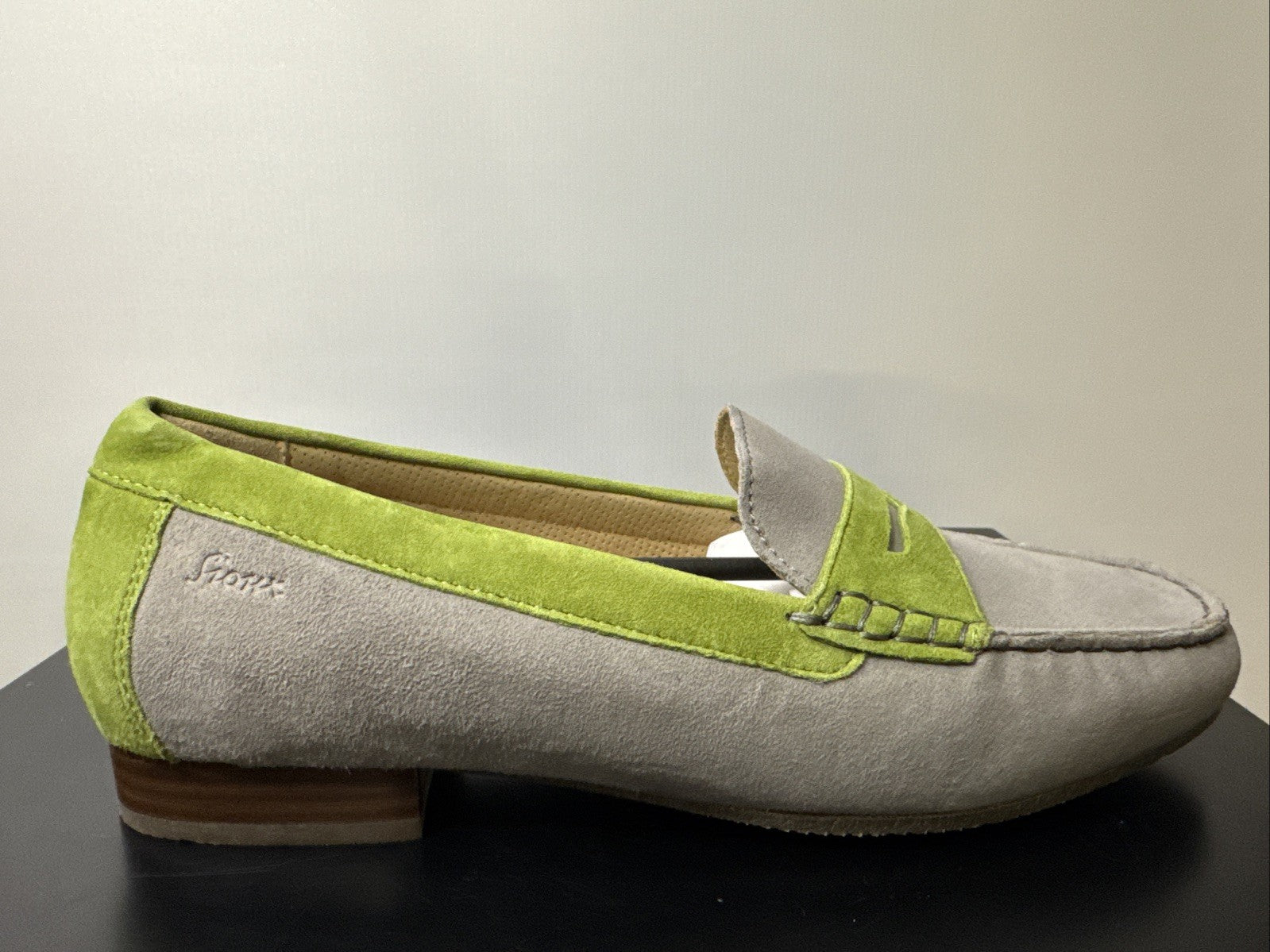 Sioux Corbina Slipper Gr. 3 Grau Damenschuhe Leder