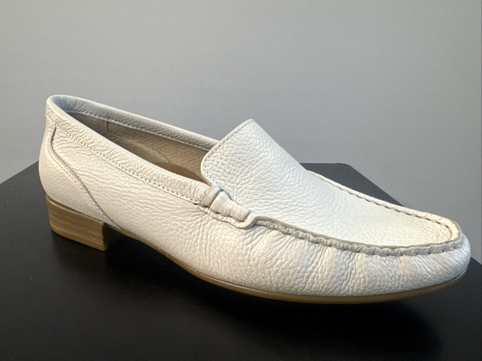 Jenny By Ara Damen Slipper Gr. 4,5 Leder Weiß 