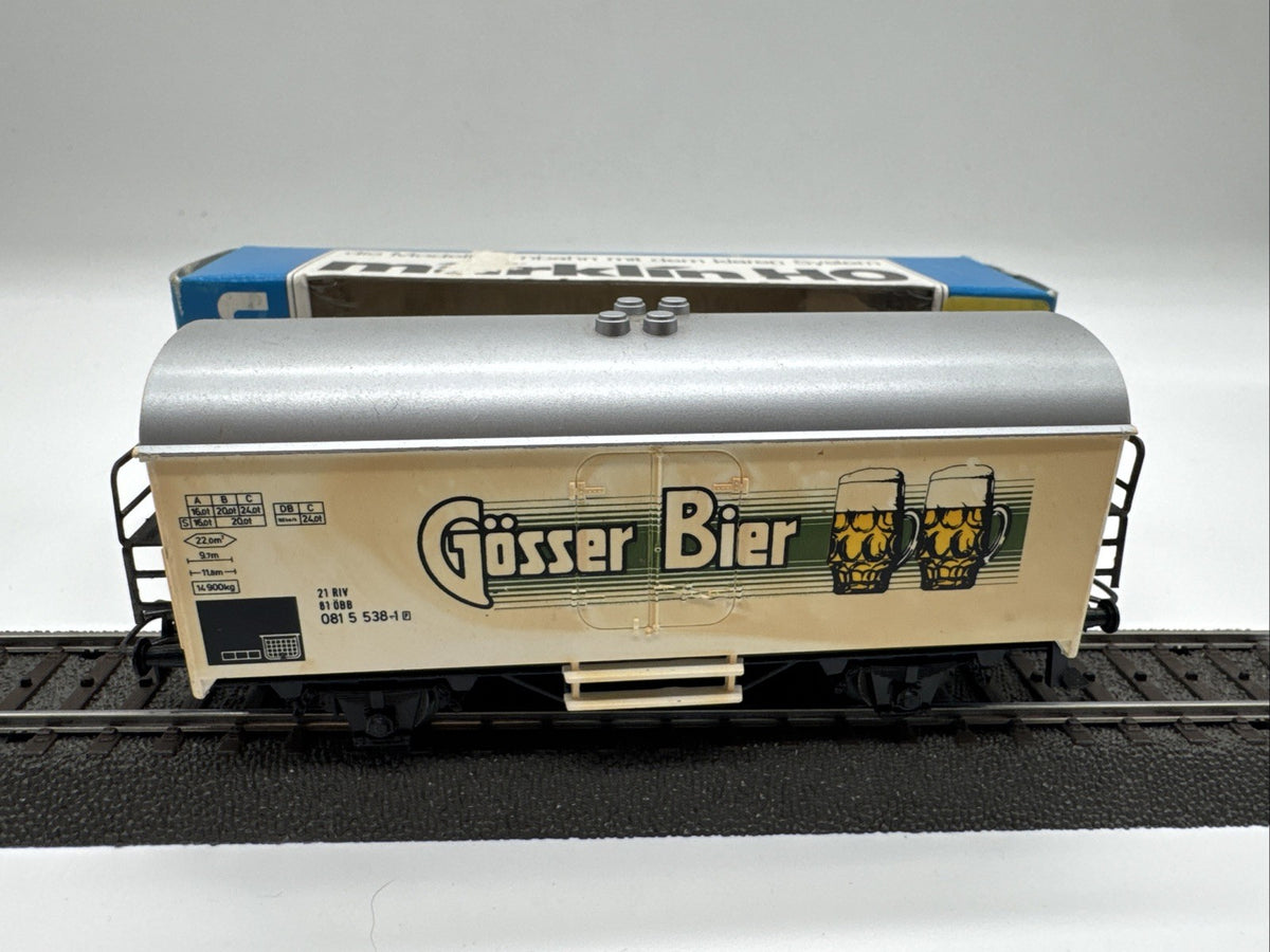 Märklin H0 Bierwagen SoMo Gösser Bier #27