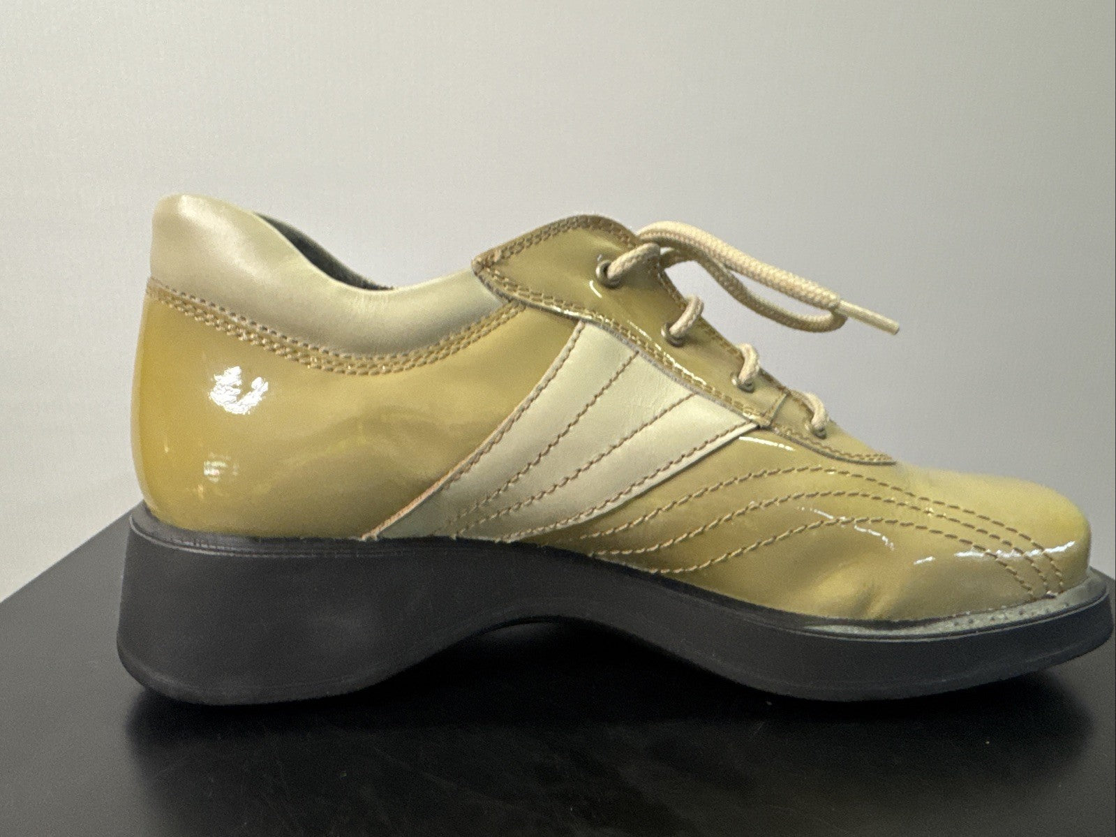 Trettal Halbschuh Damen Gr. 36 Leder Beige 