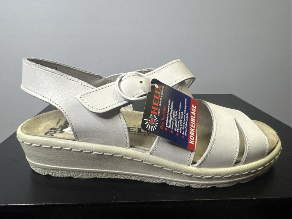 Helix Damenschuh Gr. 36 Sandale Weiß