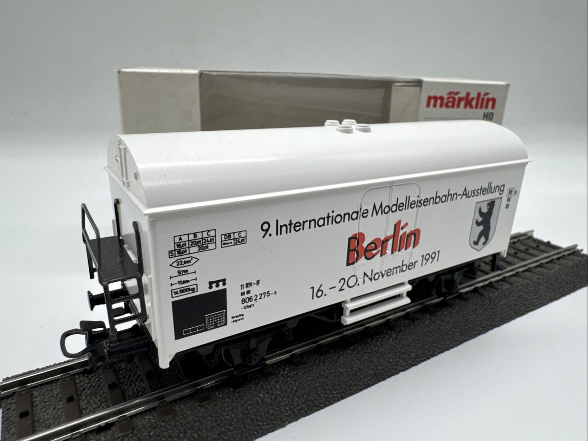 MÄRKLIN H0 Kühlwagen Modellbahnausstellung Berlin 1991  4830 #32