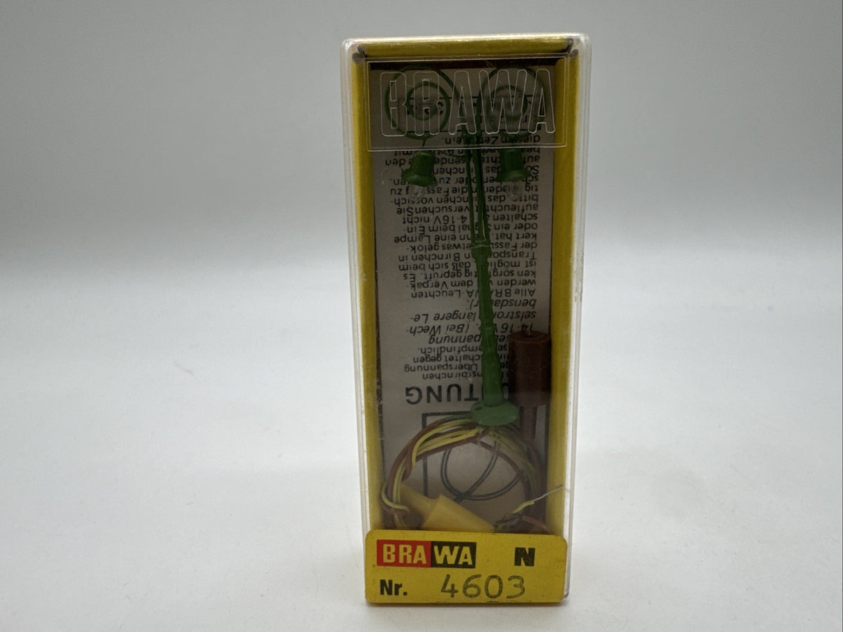 Brawa 4603, 2-flammige Bahnhofsleuchte Oldtimer, OVP