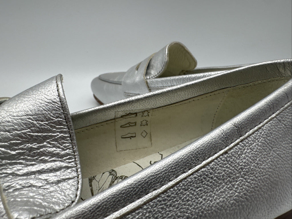 Post Xchange Halbschuh Gr. 37 Damen Silber 