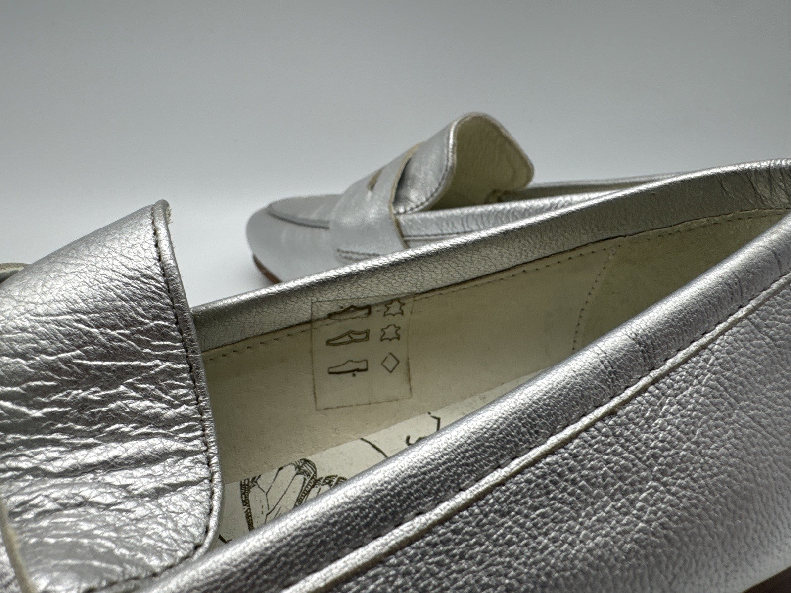 Post Xchange Halbschuh Gr. 37 Damen Silber 