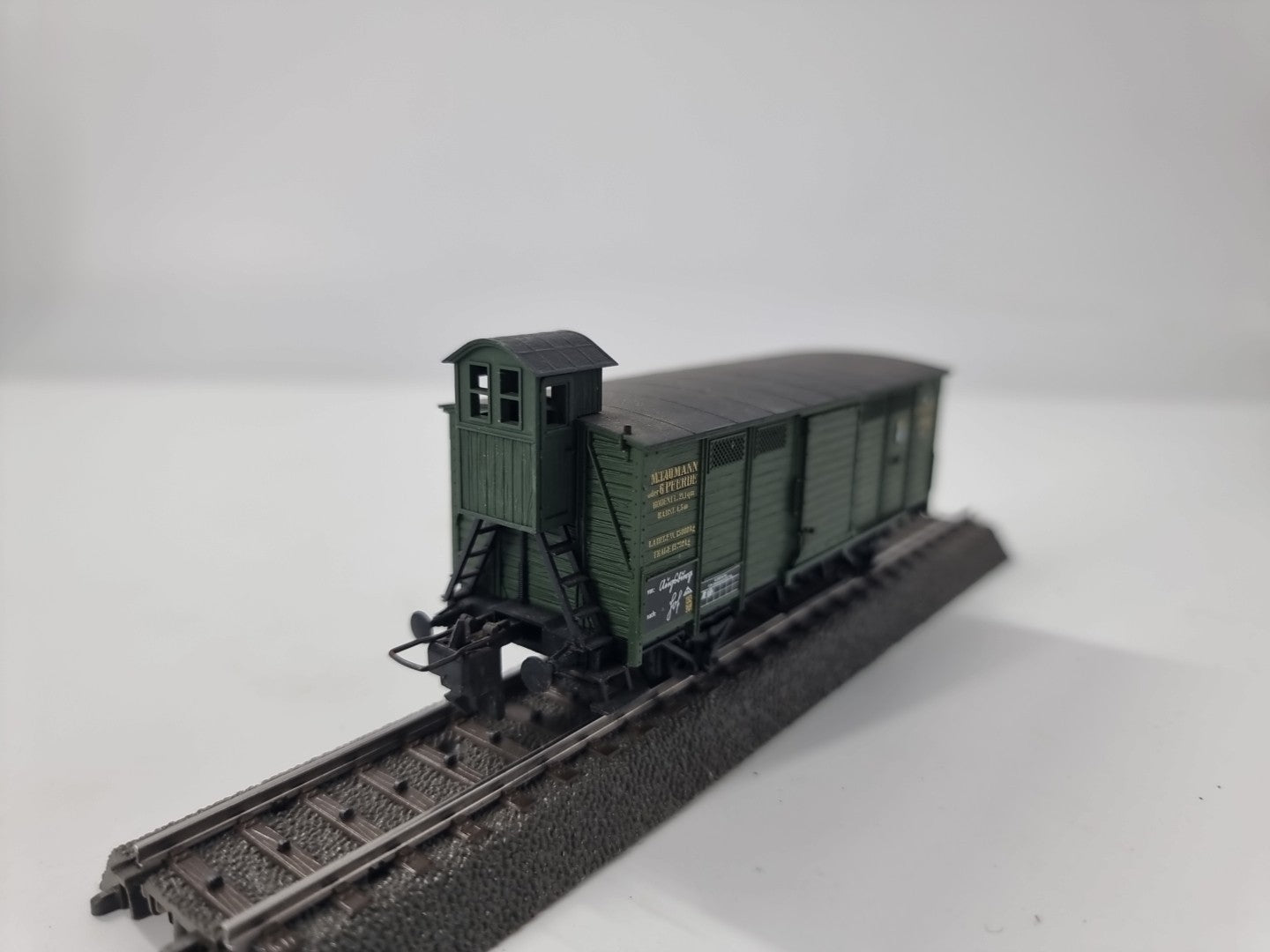 Trix Express 3401 H0 Güterwagen mit Bremserhaus Gm  K.Bay.Sts.B. 
