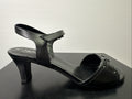 Jana Sandalette  Gr. 6,5 Leder Schwarz Damen Absatzschuh
